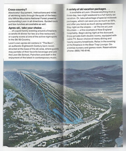 Loon Mountain Ski Brochure Lincoln NH 1976 - Picture 2 of 4