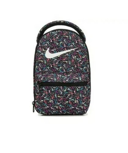 Nike Unisex Lunch Box Black/Multicolor Insulated Tote Back To School- In Hand! - Picture 1 of 10