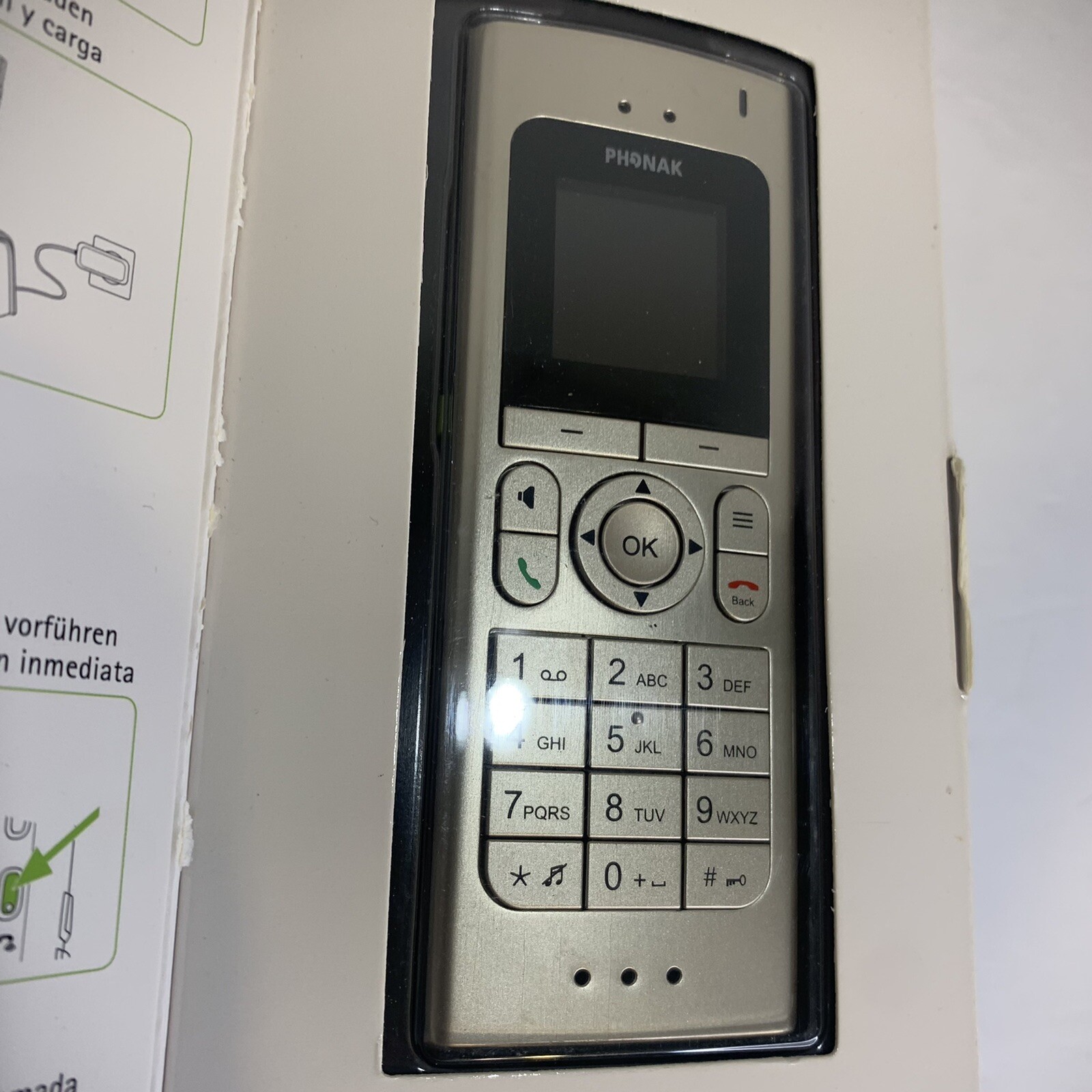 Phonak DECT II Cordless Phone With Battery for Venture Hearing Aids eBay