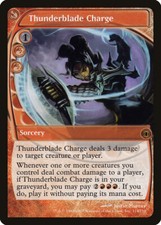 Thunderblade Charge [Future Sight] Magic MTG