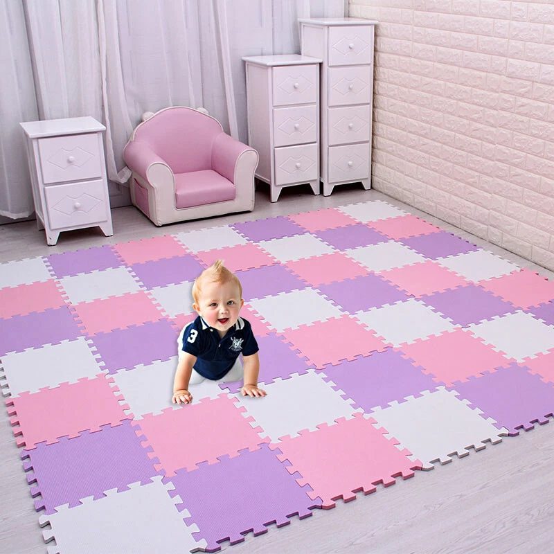 6/12PCS EVA Foam Mat Floor Mats Interlocking Heavy Duty Puzzle Baby Kids Playmat - image 2 of 4