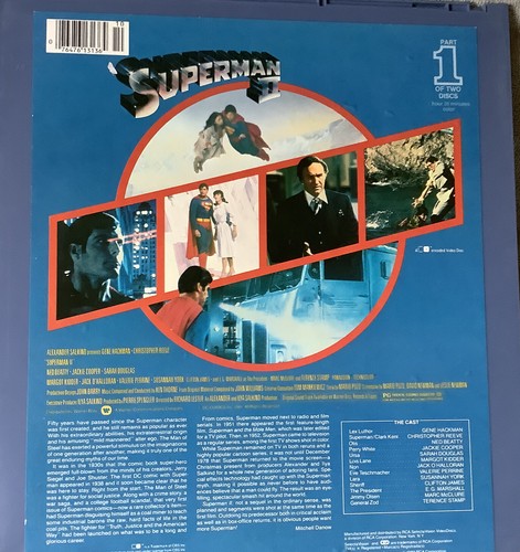 vintage Superman, 1983, 2 Discs, Stereo,#13136, Chris reeve, CED - Picture 2 of 4