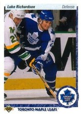 #362 Luke Richardson - Toronto Maple Leafs - 1990-91 Upper Deck Hockey