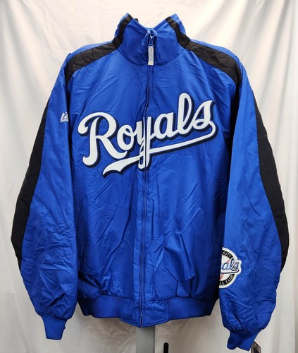 Vintage Kansas City Royals Jacket AUTHENTIC Majestic MLB Collection ADULT - Picture 1 of 8