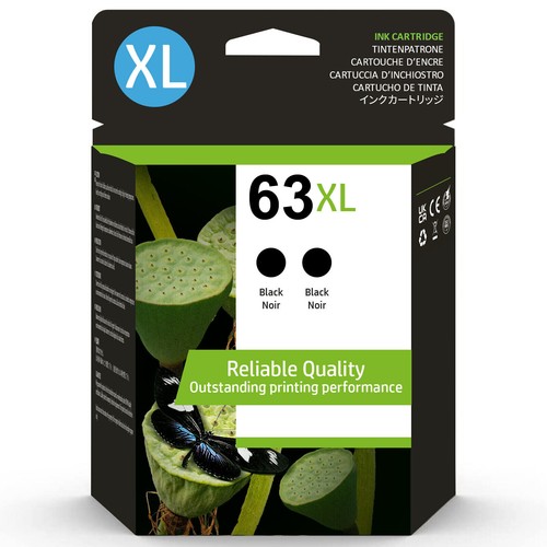 #63 63XL Ink Cartridge for HP OfficeJet 3830 3836 4650 5255 ENVY 4512 4520 4528 - Picture 8 of 8