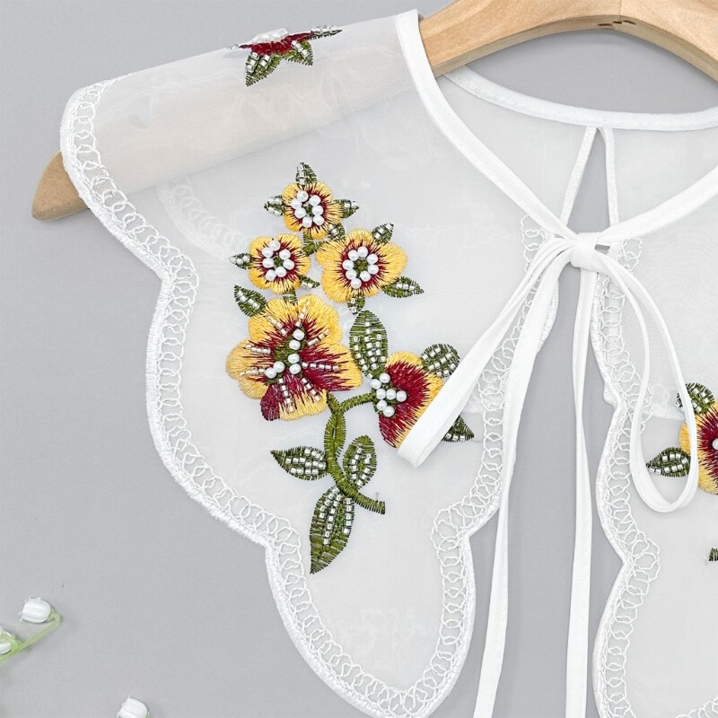 Removable Collar Embroidery False Collar Shawl Female Girl Clothing