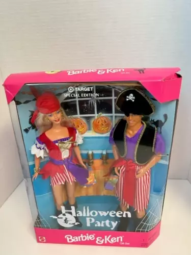 BARBIE And KEN Doll 1998 NIB Halloween Party Target Special Edition Mattel 19874