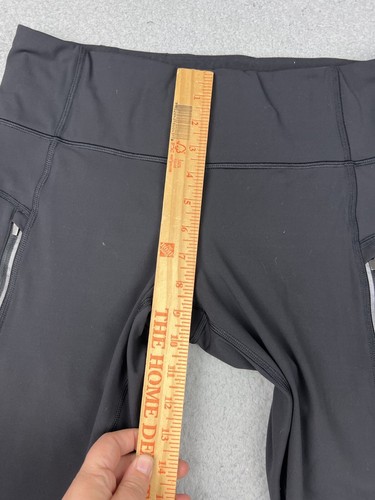 Athleta Leggings Womens Large Black Rainier Tight Ankle Gym Yoga Running - Picture 3 of 12