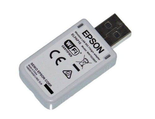 EPSON ELPAP10 Wireless LAN WIFI USB Dongle Adapter Transmitter V12H731P01 - Afbeelding 2 van 2