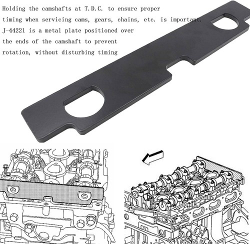 Herramienta de retención de árbol de levas J44221 para GM Buick Chevrolet GMC 2,8 L 4,2 L 3,7 L - Imagen 3 de 13