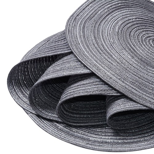 Round Braided Placemats Set of 6 Washable 15 inch Round Placemats Kitchen Tab... - Picture 3 of 9