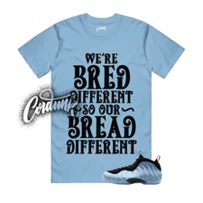 Foamposite Psychic Blue Black Air One T Shirt Match BREAD