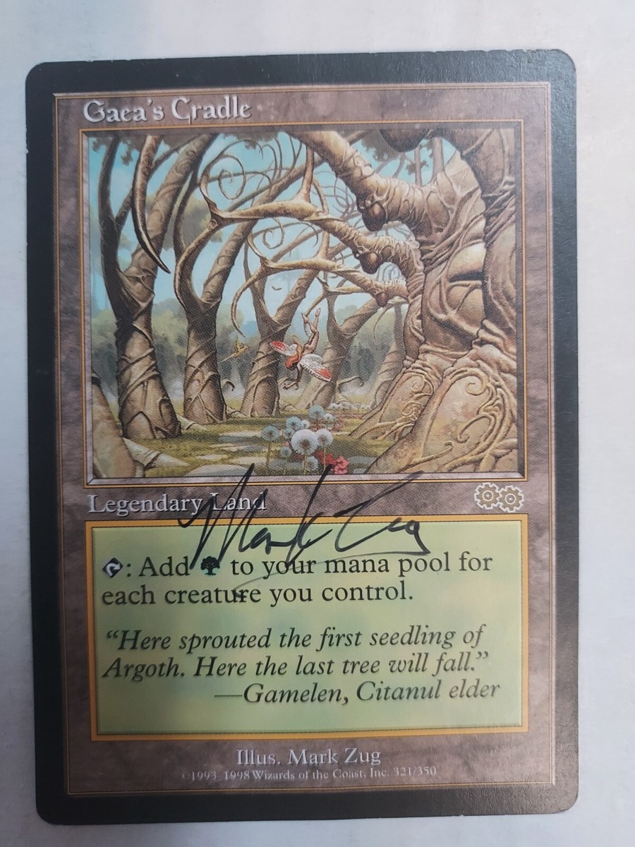 Falling Star サイン入りプレイマット MTG