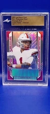 2021 Leaf Metal Rookie Pre-production Proof PRISMATIC PINK Justin Fields RC 1/1 