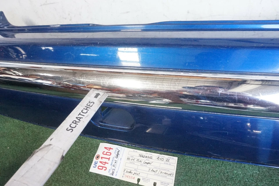 Cubierta de parachoques trasero Mini Cooper 2002 2003 2004 OEM UE94164 Foto 3 de 4