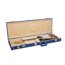 Crossrock Wood Case for Fender Stratocaster and Telecaster Guitars-Security Lock