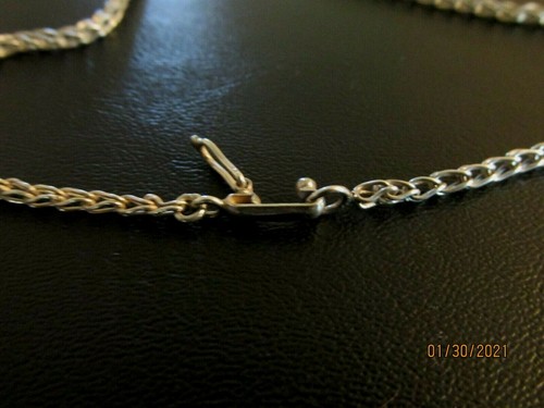Bellissima collana donna in argento - fatta a mano in Perù - corallo arancione - Foto 6 di 7