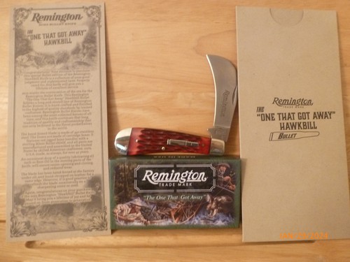 Remington 2023 R693 "The One That Got Away" Hawkbill Bullet Knife - NEW - Picture 1 of 8