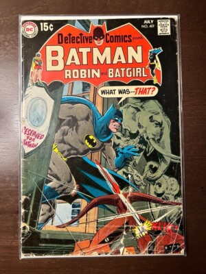 Detective Comics #401 DC Comics 1970 2nd app team up of Batgirl + Robin 