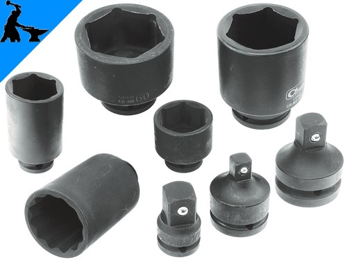 Schlagschrauber Steck Nuss 1/2" Schlag Schlüssel 10 - 36 mm Impact Kfz Werkzeug - Bild 1 von 3