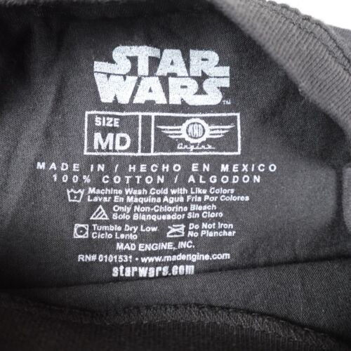 Camisa Mad Engine Para Hombre M Negra Star Wars Boba Fett Camiseta Gráfica Grande Lucas Film - Imagen 5 de 10