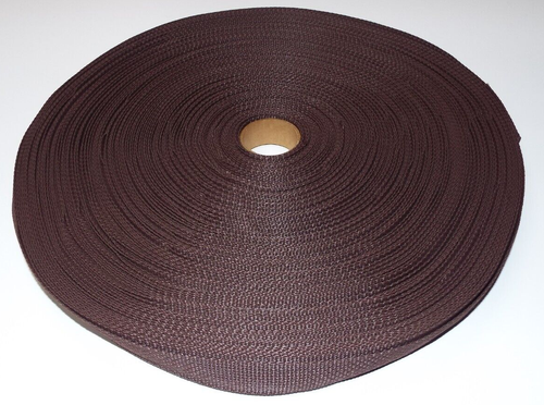 1" WIDE 100+ Yards BRIGHT YELLOW NYLON WEBBING STRAP BELT FABRIC Bag Tote Leash - Picture 8 of 24