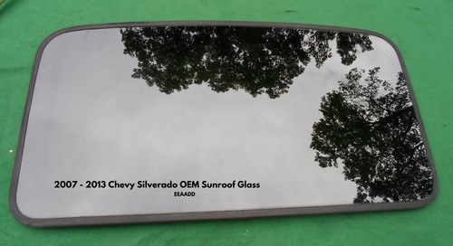 2007 - 2013 GMC SIERRA 1500 2500  3500 OEM FACTORY SUNROOF GLASS PANEL - Picture 1 of 7