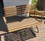 smith & hawken folding outdoor bench teak wood work