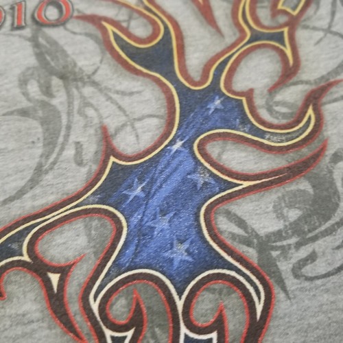 Nascar Sweatshirt Mens Medium Gray Daytona 500 2010 Sweater Tribal Racing - Picture 14 of 16