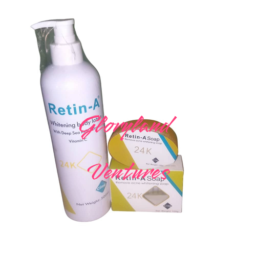 RETIN - A Remove Acne Soap 24K Anti-Aging Acne Removal & Brighten Skin Lotion. - Picture 6 of 11