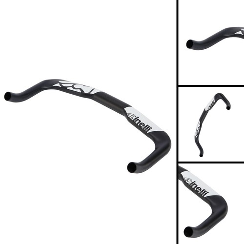 CINELLI BULLHORN Handlebar Urban Fixie Fix Bike Racing 40cm - Black/White - Picture 7 of 7