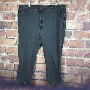 H-I-S-Mens-Jeans-Black-Size-50X30-Actual-48X29