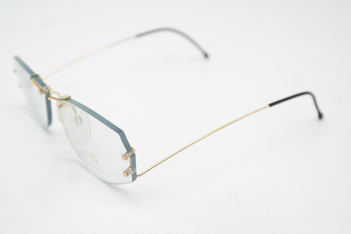 Verres De Lunettes Vintage Rodenstock R7186 GP - Or Vert - Sans Monture - 54mm