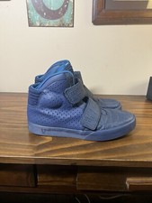 Nike Flystepper 2K3 Premium Mens 9 Midnight Navy Blue Shoes Sneakers 677473 444