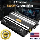 5800W Watt 4 Channel Car Truck Amplifier Stereo Audio Speaker Amp System Trunk