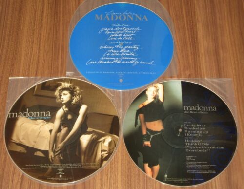 MADONNA Oficial JAPÓN PROMO SOLO 3 x PANTALLA FICTICIA Juego de discos de imagen LP en tienda - Imagen 2 de 12