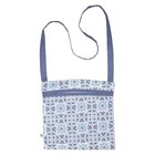 RHS Peg Bag Blue Tile 100% Cotton Hanging Storage Hanger Pegs Washing Strap
