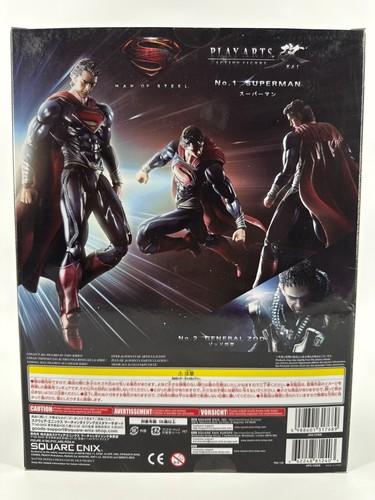Figura de acción Play Arts Kai Superman No.1 Man of Steel DC Square Enix SELLADA - Imagen 6 de 9