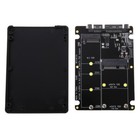 2 In1 for M.2 B for Key Mini PCIE or mSATA SSDs to SATAIII Adapter Card