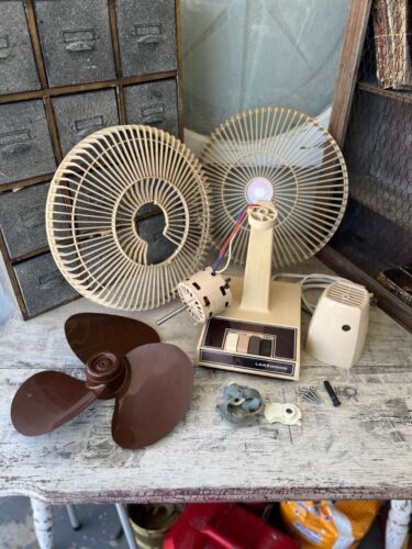 Vintage Lakewood LW-1-2098 Electric Fan Parts & Motor - Picture 2 of 11