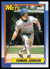 1990 Topps 680 Howard Johnson New York Mets