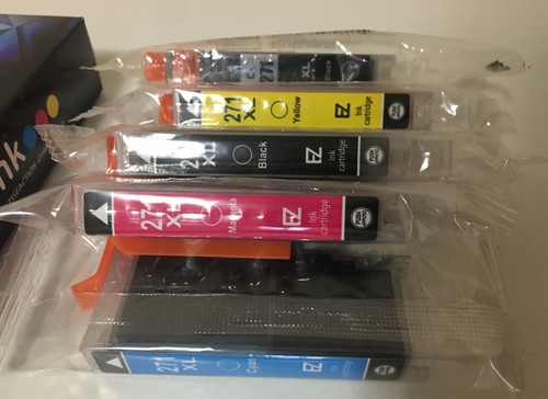 5 ink cartridges 271: 2 Black, Cyan, Magenta, & Yellow - Picture 2 of 4