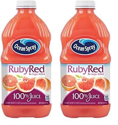 Ocean Spray 100% Juice, Ruby Red Grapefruit, 60 Ounce Bottle (Packaging May Vary - Picture 7 of 7