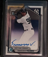 FRANCISCO VILORIO 2024 Topps Chrome Bowman 1st Auto #CPA-FV