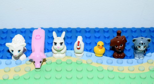 Lego Animal Set - Mini Farm , Friends ,City - 7 pieces - Sheep,Pig,Chicken,etc. - Picture 5 of 5