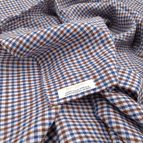 Suitsupply Men Shirt Size 16.5 42 Check Egyptian Cotton Formal Office Up3 - Bild 6 von 11