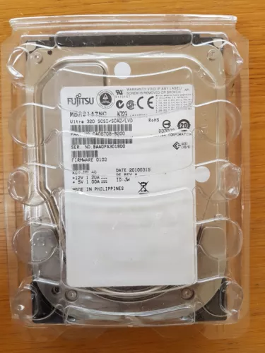 Toshiba MBA3147NC 146GB 15k RPM SCSI U320 Drive NEW UNUSED