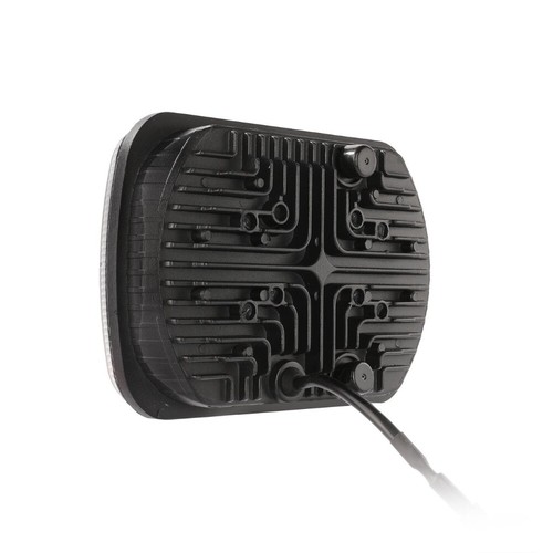 1PZ 7x6'' 5x7'' 110W Faro LED Hi/Lo Beam con Angel Eyes per Auto Camion Ford - Foto 10 di 12