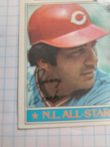 3 tarjetas de béisbol Johnny Bench Topps 75 76 80 #300 #600 #70 - Imagen 16 de 19