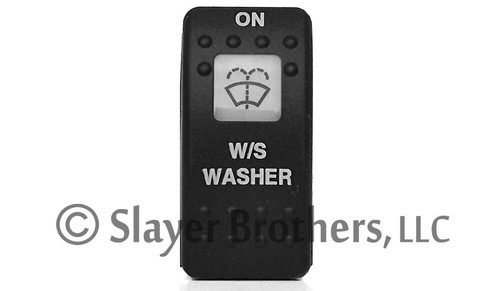 Cole Hersee / AM Equipment Lighted Washer Switch 12V/24V - Picture 1 of 3